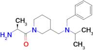 (S)-2-Amino-1-{3-[(benzyl-isopropyl-amino)-methyl]-piperidin-1-yl}-propan-1-one