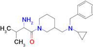 (S)-2-Amino-1-{3-[(benzyl-cyclopropyl-amino)-methyl]-piperidin-1-yl}-3-methyl-butan-1-one