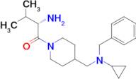 (S)-2-Amino-1-{4-[(benzyl-cyclopropyl-amino)-methyl]-piperidin-1-yl}-3-methyl-butan-1-one