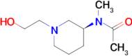 N-[(S)-1-(2-Hydroxy-ethyl)-piperidin-3-yl]-N-methyl-acetamide