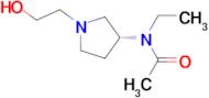 N-Ethyl-N-[(R)-1-(2-hydroxy-ethyl)-pyrrolidin-3-yl]-acetamide