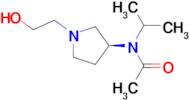 N-[(S)-1-(2-Hydroxy-ethyl)-pyrrolidin-3-yl]-N-isopropyl-acetamide