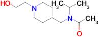 N-[1-(2-Hydroxy-ethyl)-piperidin-4-ylmethyl]-N-isopropyl-acetamide