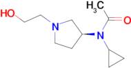 N-Cyclopropyl-N-[(S)-1-(2-hydroxy-ethyl)-pyrrolidin-3-yl]-acetamide