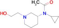 N-Cyclopropyl-N-[(R)-1-(2-hydroxy-ethyl)-piperidin-3-yl]-acetamide