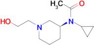 N-Cyclopropyl-N-[(S)-1-(2-hydroxy-ethyl)-piperidin-3-yl]-acetamide