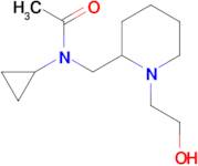 N-Cyclopropyl-N-[1-(2-hydroxy-ethyl)-piperidin-2-ylmethyl]-acetamide