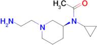 N-[(S)-1-(2-Amino-ethyl)-piperidin-3-yl]-N-cyclopropyl-acetamide