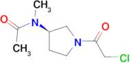 N-[(R)-1-(2-Chloro-acetyl)-pyrrolidin-3-yl]-N-methyl-acetamide