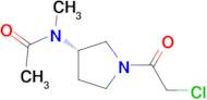 N-[(S)-1-(2-Chloro-acetyl)-pyrrolidin-3-yl]-N-methyl-acetamide