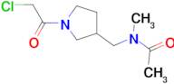 N-[1-(2-Chloro-acetyl)-pyrrolidin-3-ylmethyl]-N-methyl-acetamide