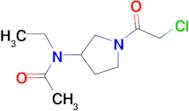 N-[1-(2-Chloro-acetyl)-pyrrolidin-3-yl]-N-ethyl-acetamide