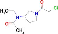 N-[(R)-1-(2-Chloro-acetyl)-pyrrolidin-3-yl]-N-ethyl-acetamide