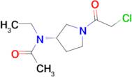 N-[(S)-1-(2-Chloro-acetyl)-pyrrolidin-3-yl]-N-ethyl-acetamide