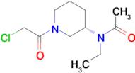 N-[(S)-1-(2-Chloro-acetyl)-piperidin-3-yl]-N-ethyl-acetamide