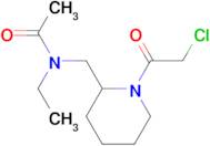 N-[1-(2-Chloro-acetyl)-piperidin-2-ylmethyl]-N-ethyl-acetamide