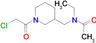 N-[1-(2-Chloro-acetyl)-piperidin-3-ylmethyl]-N-ethyl-acetamide