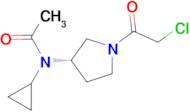 N-[(S)-1-(2-Chloro-acetyl)-pyrrolidin-3-yl]-N-cyclopropyl-acetamide