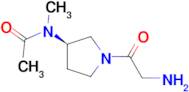 N-[(R)-1-(2-Amino-acetyl)-pyrrolidin-3-yl]-N-methyl-acetamide