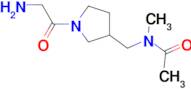 N-[1-(2-Amino-acetyl)-pyrrolidin-3-ylmethyl]-N-methyl-acetamide