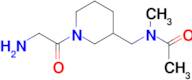 N-[1-(2-Amino-acetyl)-piperidin-3-ylmethyl]-N-methyl-acetamide