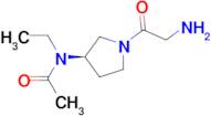 N-[(R)-1-(2-Amino-acetyl)-pyrrolidin-3-yl]-N-ethyl-acetamide