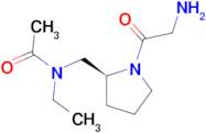 N-[(S)-1-(2-Amino-acetyl)-pyrrolidin-2-ylmethyl]-N-ethyl-acetamide