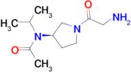 N-[(R)-1-(2-Amino-acetyl)-pyrrolidin-3-yl]-N-isopropyl-acetamide