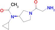 N-[(R)-1-(2-Amino-acetyl)-pyrrolidin-3-yl]-N-cyclopropyl-acetamide