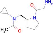 N-[(S)-1-(2-Amino-acetyl)-pyrrolidin-2-ylmethyl]-N-cyclopropyl-acetamide