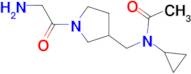 N-[1-(2-Amino-acetyl)-pyrrolidin-3-ylmethyl]-N-cyclopropyl-acetamide