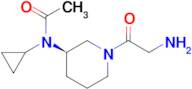 N-[(R)-1-(2-Amino-acetyl)-piperidin-3-yl]-N-cyclopropyl-acetamide