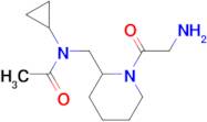 N-[1-(2-Amino-acetyl)-piperidin-2-ylmethyl]-N-cyclopropyl-acetamide