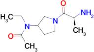 N-[1-((S)-2-Amino-propionyl)-pyrrolidin-3-yl]-N-ethyl-acetamide