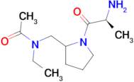 N-[1-((S)-2-Amino-propionyl)-pyrrolidin-2-ylmethyl]-N-ethyl-acetamide