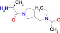 N-[1-((S)-2-Amino-propionyl)-pyrrolidin-3-ylmethyl]-N-ethyl-acetamid