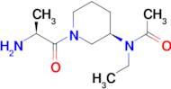 N-[(R)-1-((S)-2-Amino-propionyl)-piperidin-3-yl]-N-ethyl-acetamide