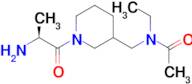 N-[1-((S)-2-Amino-propionyl)-piperidin-3-ylmethyl]-N-ethyl-acetamide