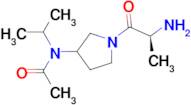 N-[1-((S)-2-Amino-propionyl)-pyrrolidin-3-yl]-N-isopropyl-acetamide