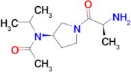 N-[(R)-1-((S)-2-Amino-propionyl)-pyrrolidin-3-yl]-N-isopropyl-acetamide