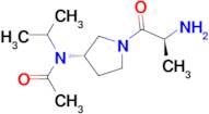 N-[(S)-1-((S)-2-Amino-propionyl)-pyrrolidin-3-yl]-N-isopropyl-acetamide