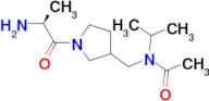 N-[1-((S)-2-Amino-propionyl)-pyrrolidin-3-ylmethyl]-N-isopropyl-acetamide