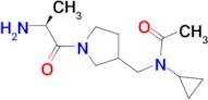 N-[1-((S)-2-Amino-propionyl)-pyrrolidin-3-ylmethyl]-N-cyclopropyl-acetamide