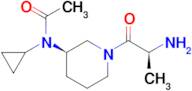 N-[(R)-1-((S)-2-Amino-propionyl)-piperidin-3-yl]-N-cyclopropyl-acetamide