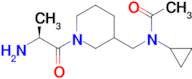 N-[1-((S)-2-Amino-propionyl)-piperidin-3-ylmethyl]-N-cyclopropyl-acetamide