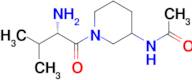 N-[1-((S)-2-Amino-3-methyl-butyryl)-piperidin-3-yl]-acetamide