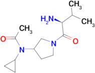 N-[1-((S)-2-Amino-3-methyl-butyryl)-pyrrolidin-3-yl]-N-cyclopropyl-acetamide