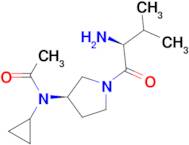 N-[(R)-1-((S)-2-Amino-3-methyl-butyryl)-pyrrolidin-3-yl]-N-cyclopropyl-acetamide