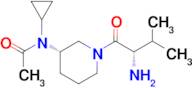 N-[(S)-1-((S)-2-Amino-3-methyl-butyryl)-piperidin-3-yl]-N-cyclopropyl-acetamide