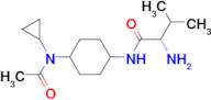 (S)-N-[4-(Acetyl-cyclopropyl-amino)-cyclohexyl]-2-amino-3-methyl-butyramide